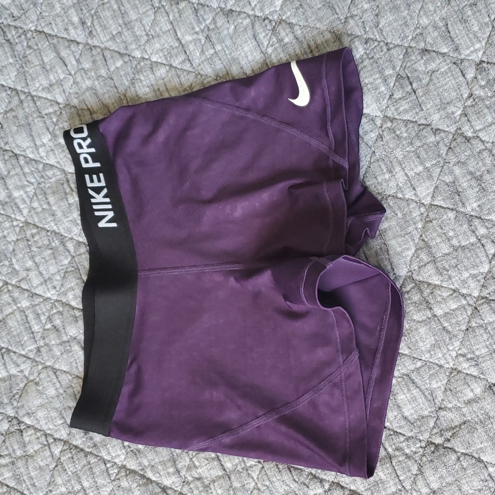 Nike Purple Leopard Print Short